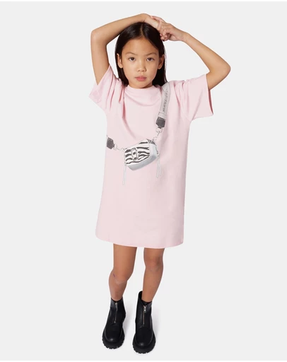 Marc Jacobs - Logo Bag Mini Shirt Dress - Kids-Teens