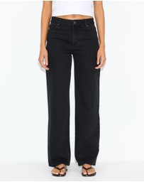 Dazie - Rome Baggy Low Rise Denim Jeans