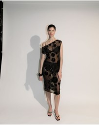 Lover - Alexis Sequin Midi Skirt