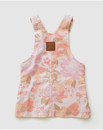 WITH LOVE FOR KIDS - Hazel Denim Pinafore Dress - Babies - Kids