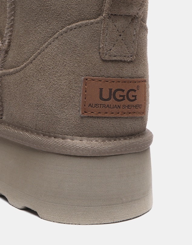 EVERAU - Australian Shepherd Ugg Thick Bottom Ronnie Cow Suede Upper UGG Boots