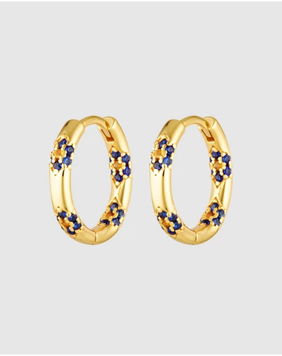 HOUSE OF SLANI - Gold Flower Bloom Hoops