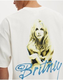 Cotton On - Cropped Fit Music T-Shirt