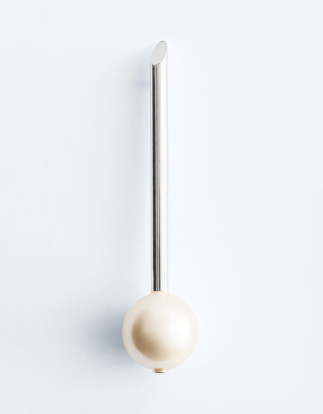& Other Stories - Faux Pearl Pendant Earrings