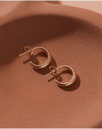 Najo - La Muse Rose Gold Stud Earrings
