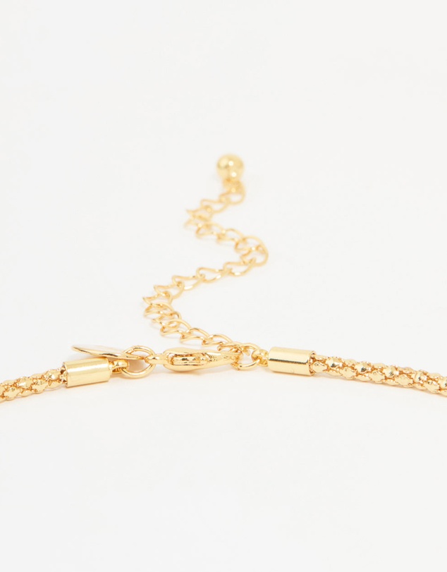 Lovisa - Gold Plated Pearl Lariat Adjustable Necklace