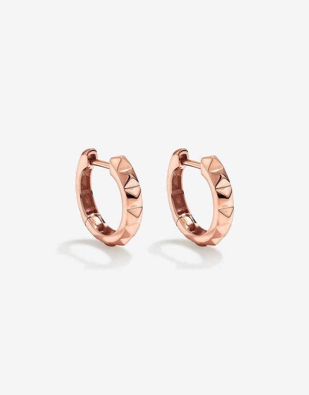 Michael Hill - Signature Connect Huggie Earrings in 10kt Rose Gold