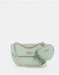 GUESS - Atabey Convertible Crossbody Flap Bag