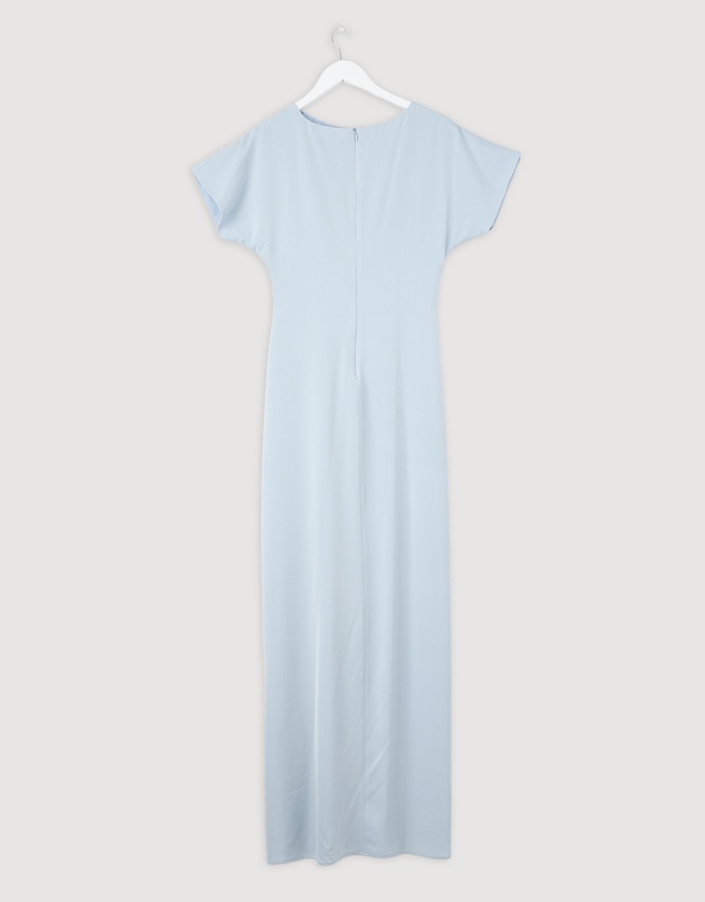 Revibe - Repaired CHANCERY Pia Ruched Waist Slinky Gown - AU 8