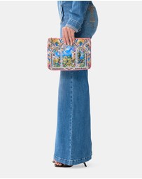 Camilla - Small Canvas Clutch