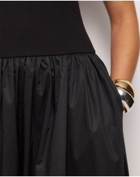 AERE - Avalon Bubble Hem Midi Dress