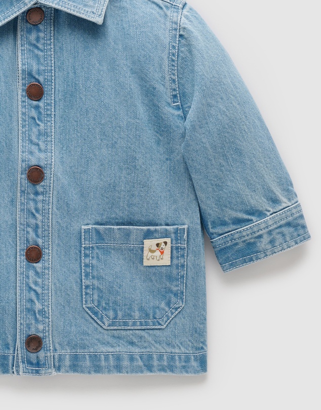 Purebaby - Denim Workers Jacket-Kids-Babies