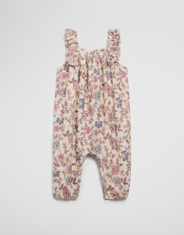 Country Road - Organically Grown Cotton Ruffle Cord Overall