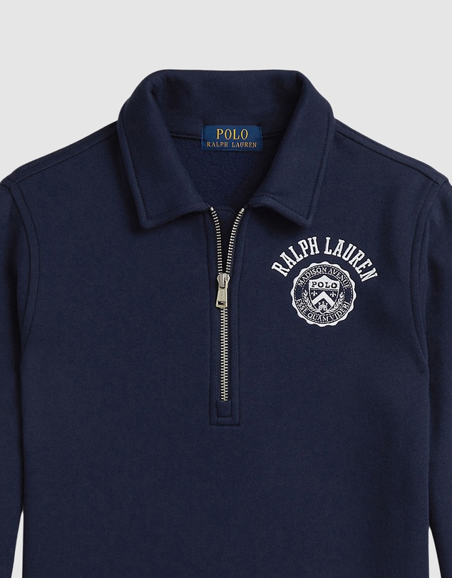 Polo Ralph Lauren - Logo Fleece Collared Sweatshirt - ICONIC EXCLUSIVE - Teens