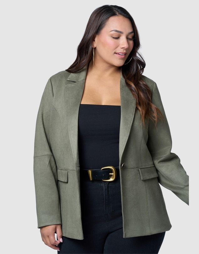 Sunday In The City - Shade Suede Blazer