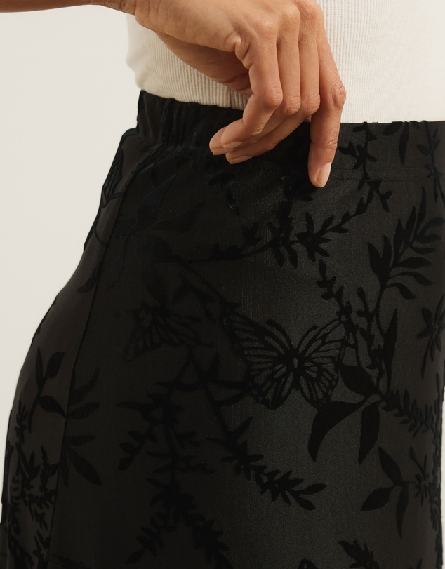 Atmos&Here - Evelise Burnout Midi Skirt