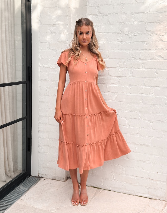 Esther & Co - Celie Dress - Rust