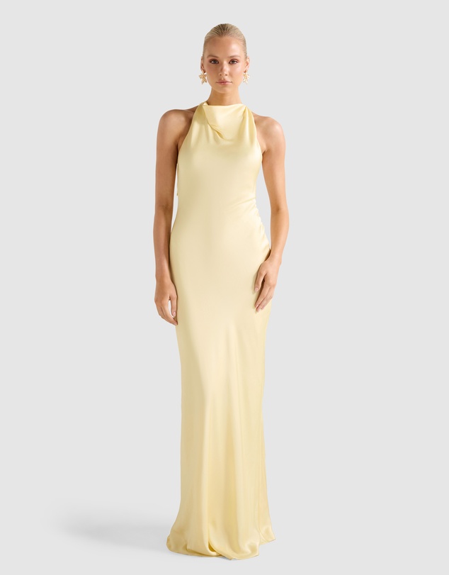 Forever New - Audrey Satin Backless Maxi Dress