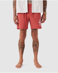 Zanerobe - Crest Balmoral Beach Short Cherry