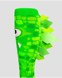 Crazy Skates - Crazy Socks Monster Green Knee-High Socks