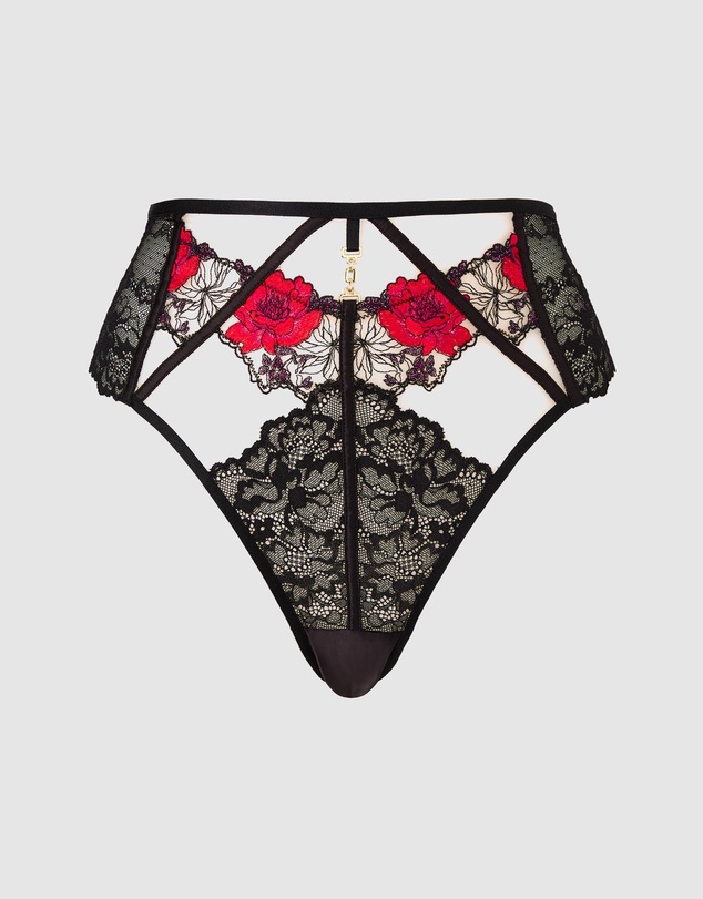 Ann Summers - Caged Rose High Waist Brazilian