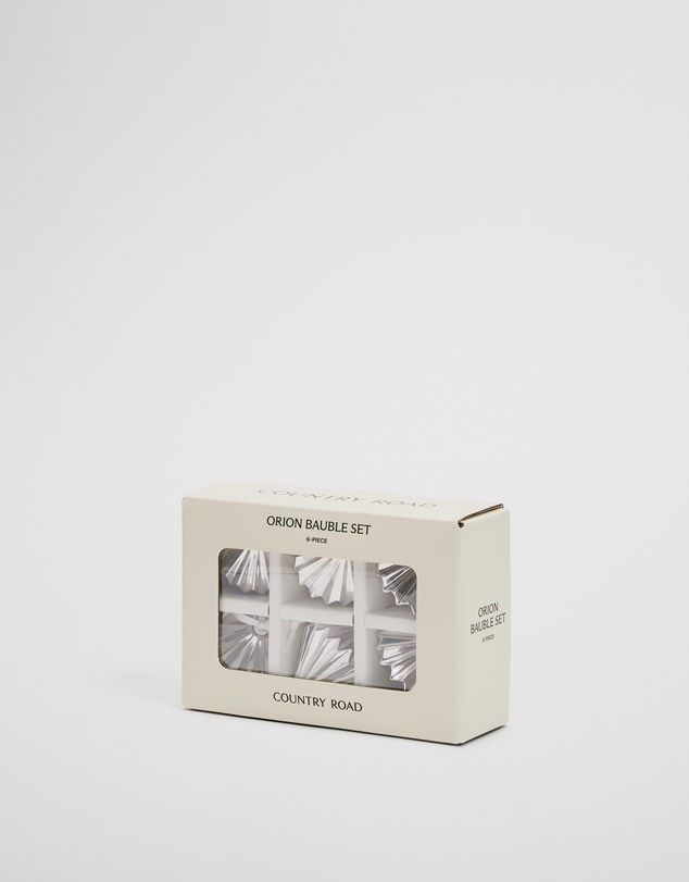 Country Road - Orion Glass Bauble Set Of 6