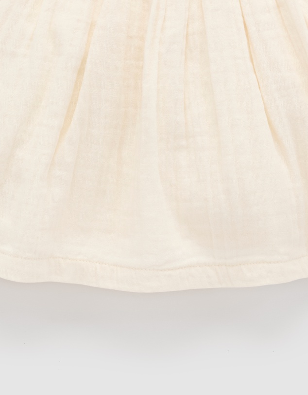 Purebaby - Embroidered Dress -Kids-Babies