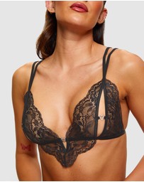 Ann Summers - Diamond Heart Crotchless Set