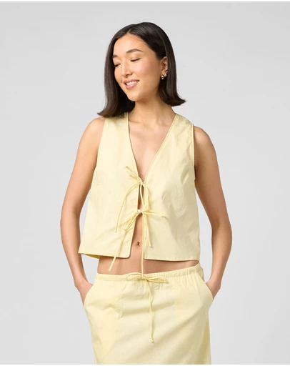 MVN - Daffodils Summer Tie Vest Top