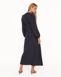 Petal & Pup - Tillie Long Sleeve Maxi Dress - Navy Tulip Floral