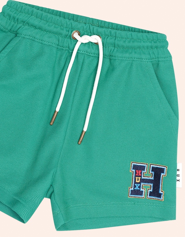 Huxbaby - Collegiate Pique Shorts - Babies-Teens