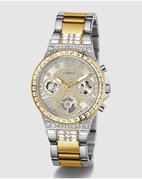 GUESS - Guess Moonlight Ladies 2-Tone Multi-function Watch