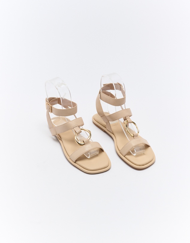 Walnut Melbourne - Rhodes Leather Sandal