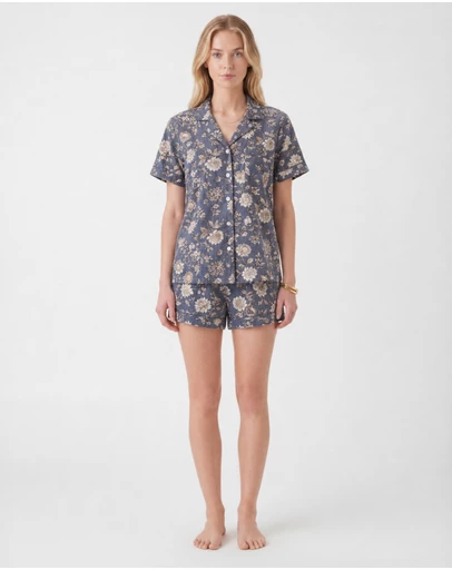 SILK MAGNOLIA - Floral Bamboo Pyjamas