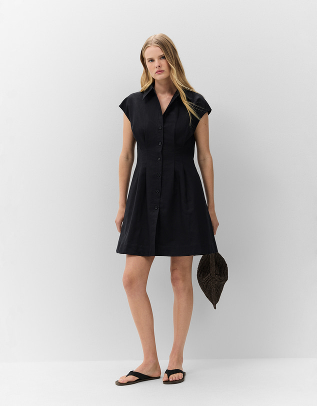 UNISON - Button Through Mini Dress