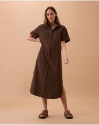 Ceres Life - Hanna Midi Shirt Dress
