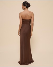 Revibe - Repaired CHANCERY Jada Strapless Corset Maxi Dress - AU 6