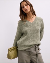 The Fated - Tyler V-Neck Knit Jumper