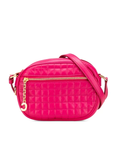 Pre-Loved by Azura Reborn - Pre-Loved celine Quilted Leather Shoulder Bag with Chain Detail