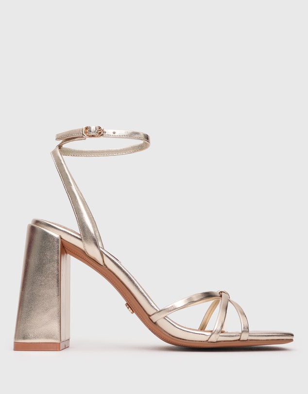 Betts - Solana Strappy High Block Heel Sandals