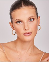 Zoe Olivia - Waterproof Thin Classic Hoop Earrings