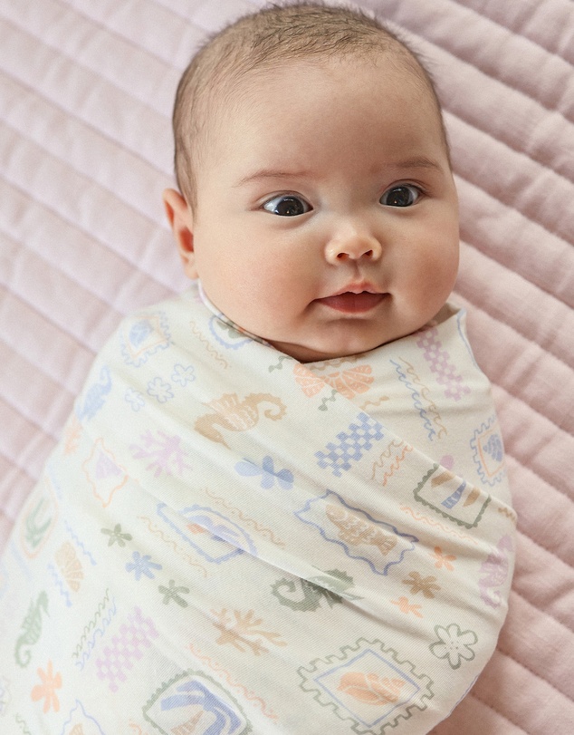 Kynd Baby - Large Stretchy Swaddle in Resort