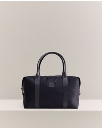 Trenery - Terra Leather Trimmed Travel Bag in Night Sky