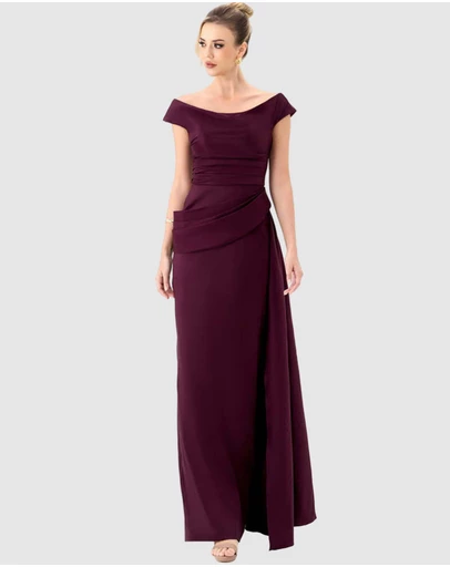 Bariano - Wallace Off Shoulder Gown