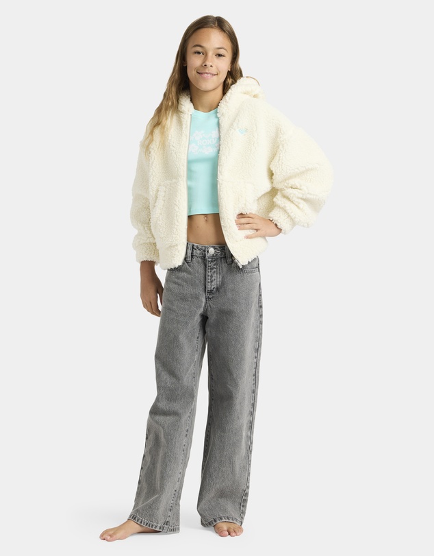 Roxy - Girls 4 to 16 Back to Full Fleece Jacket
