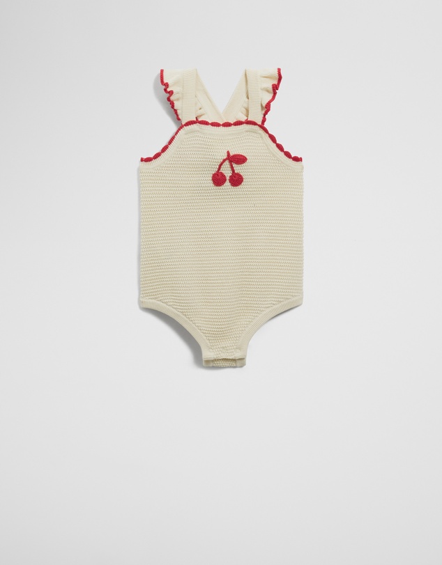 Country Road - Cherry Knit Romper