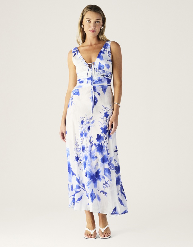 MOS The Label - Isola Print Midi Dress