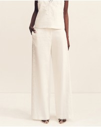 Shona Joy - Toile Lace Wide Leg Pants