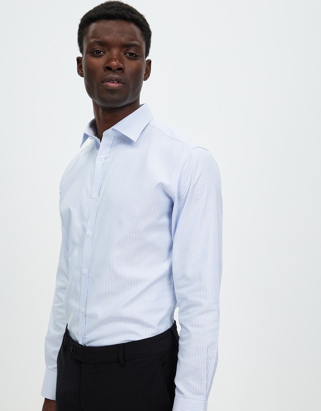Farage - Jax Slim Shirt Bahama Stripe