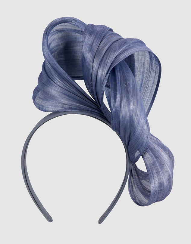 Fillies Collection - Bespoke Navy Bow Racing Fascinator